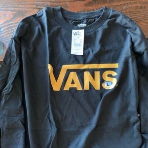 Long sleeve black vans shirt